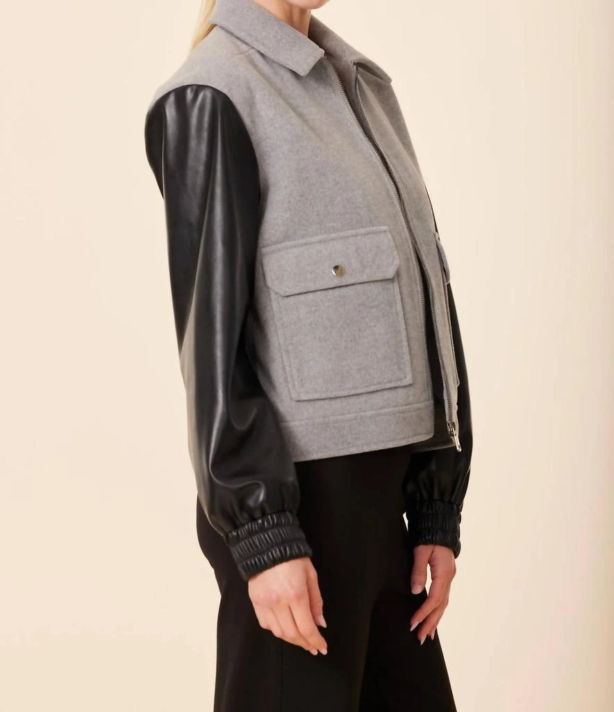 DOLCE CABO Dolce Cabo - Leather Sleeve Jacket 3