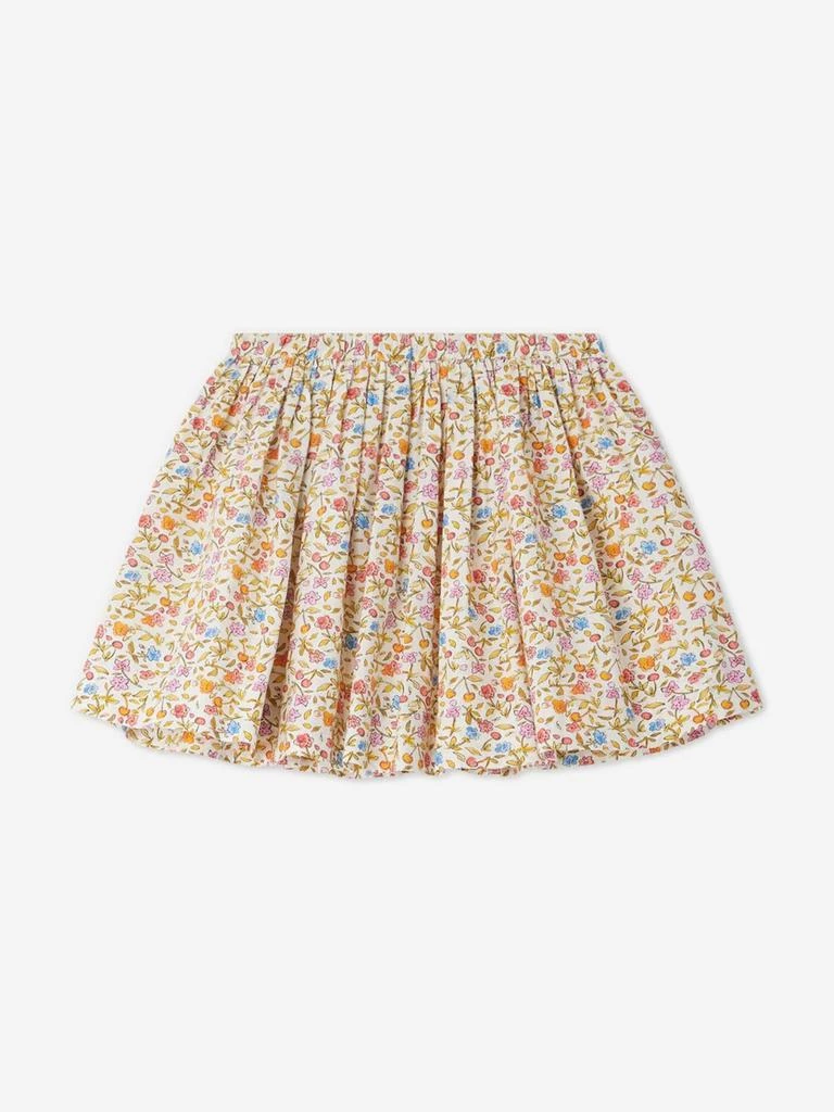 Bonpoint Bonpoint Girls Suzon Floral Skirt in Multicolour 2