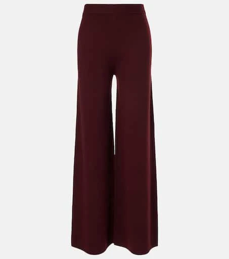 Max Mara Judy wool and cashmere wide-leg pants 1
