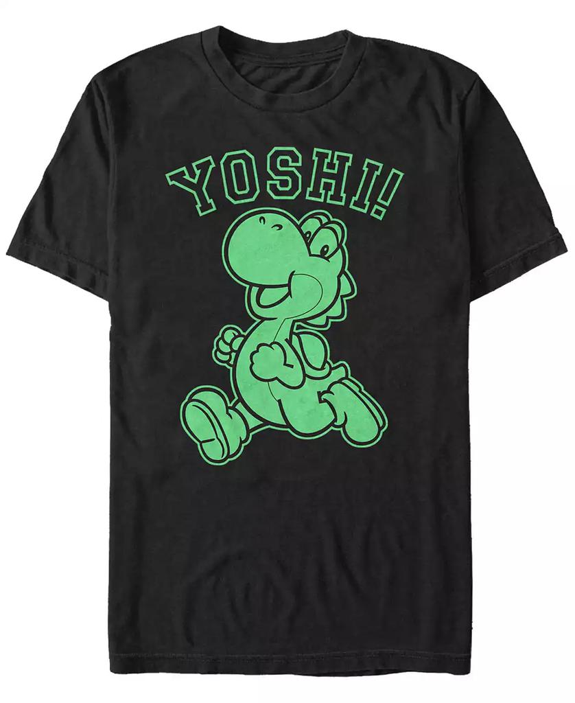 Nintendo Nintendo Men's Super Mario Running Yoshi Short Sleeve T-Shirt