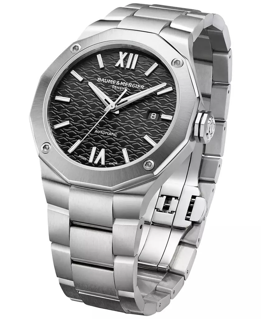 Baume & Mercier Men's Swiss Automatic Stainless Steel Bracelet Watch 42mm 2