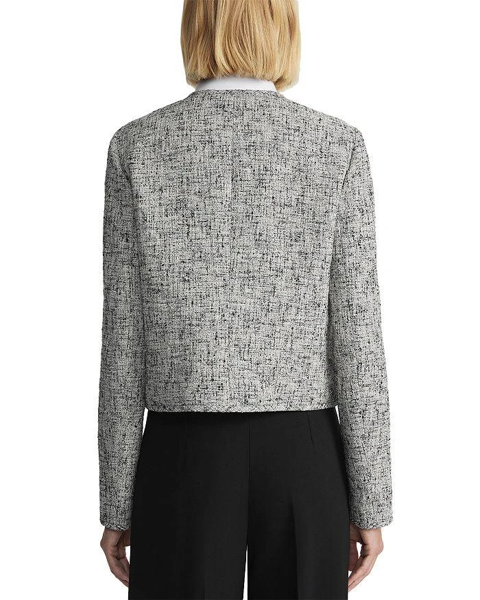 Lafayette 148 New York Collarless Flap Pocket Jacket 3