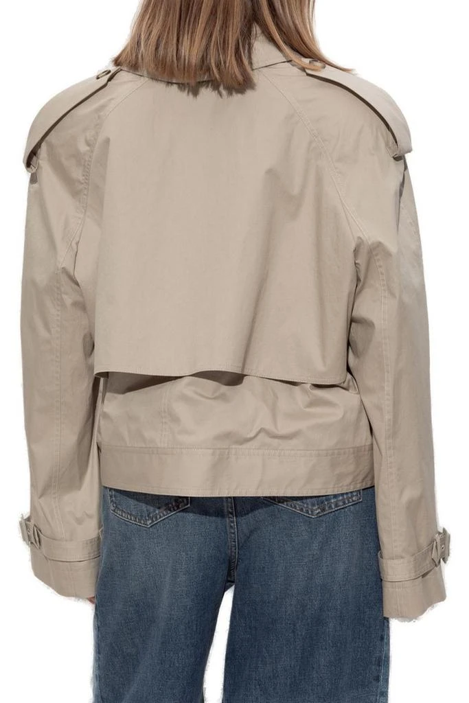 Stella McCartney Stella McCartney Cropped Belt Detail Trench Jacket 3