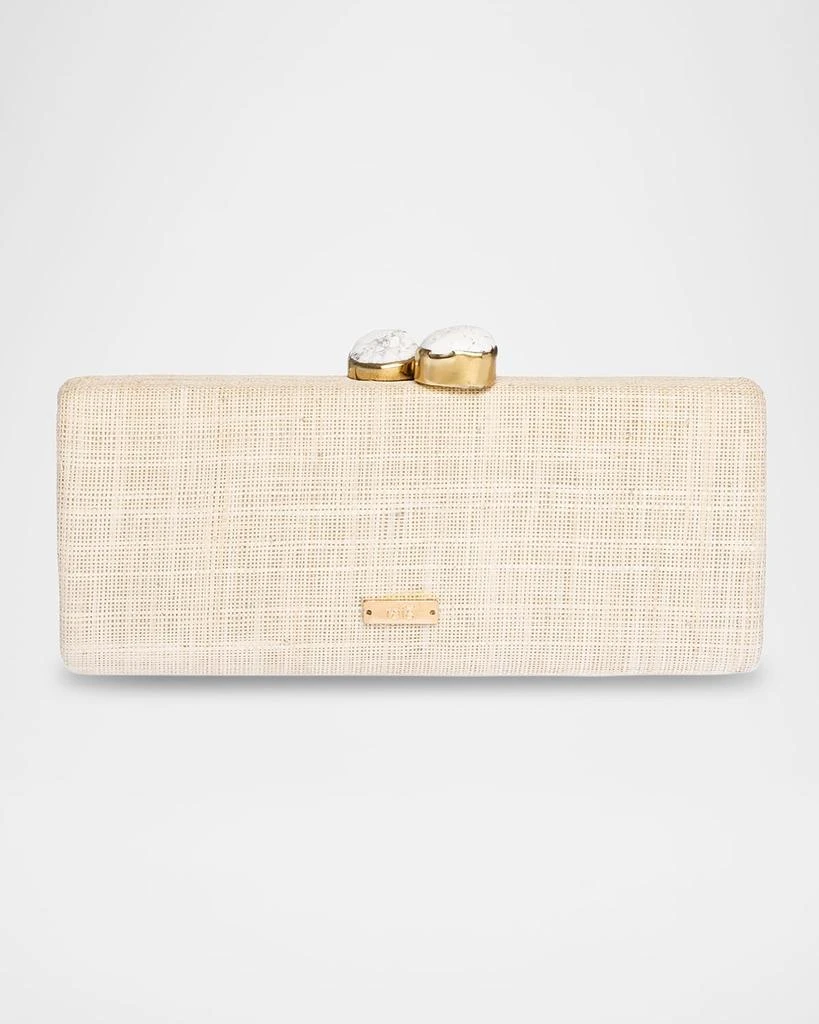 Rafe Alessandra Flower Long Clutch Bag 3