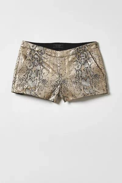 Little Oyster Club Vintage By Little Oyster Club Rockstar Snake Print Micro Short 1
