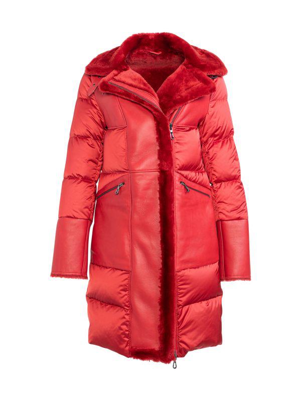 WOLFIE FURS Made For Generations™ Sheepskin Shearling Down Coat