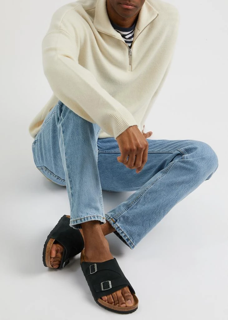 Birkenstock Zürich suede sliders 5