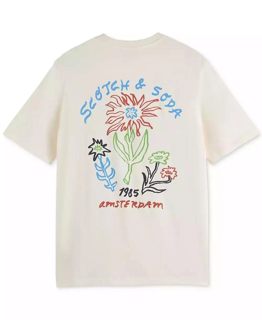 Scotch & Soda Men's Short Sleeve Double Graphic Crewneck T-Shirt 4