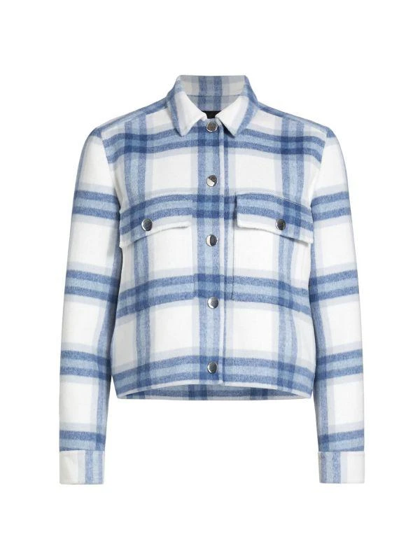 Rails Steffi Wool-Blend Plaid Jacket 6
