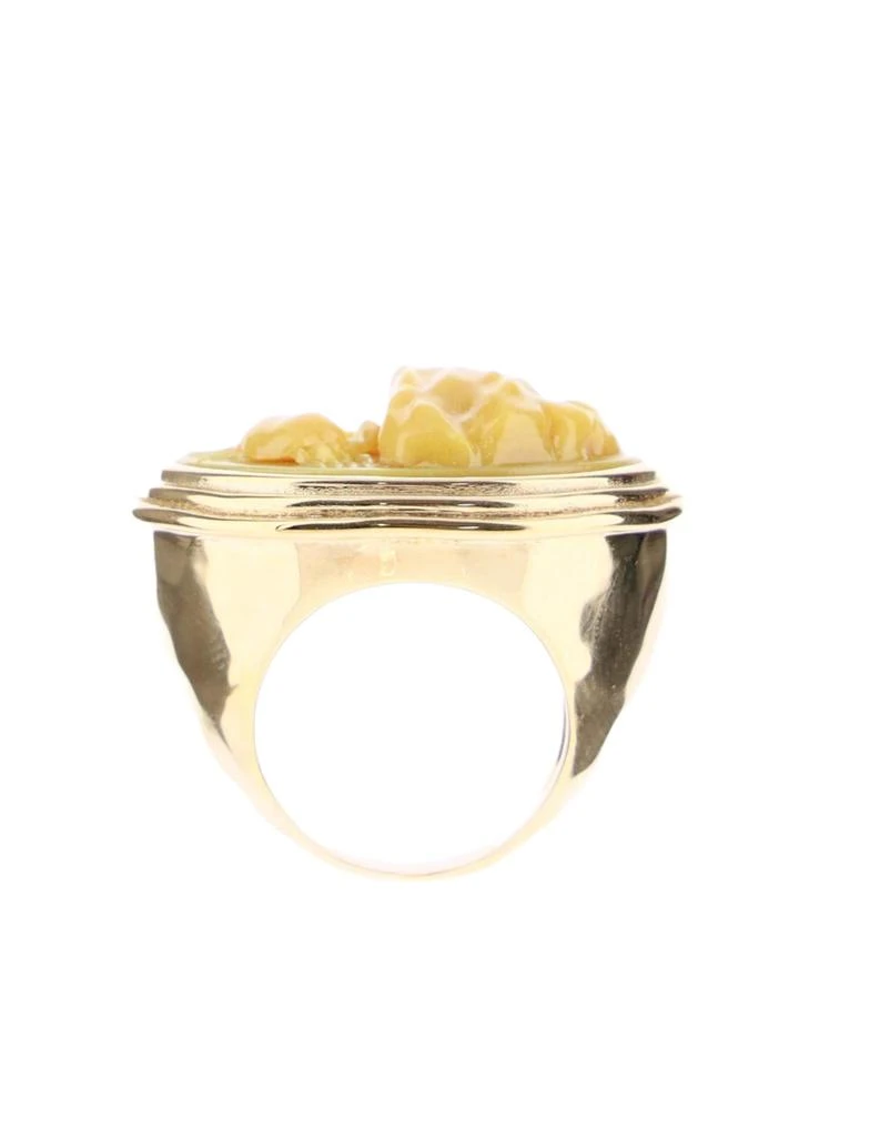 Bottega Veneta Bottega Veneta Women's Carved Bone Ring 1