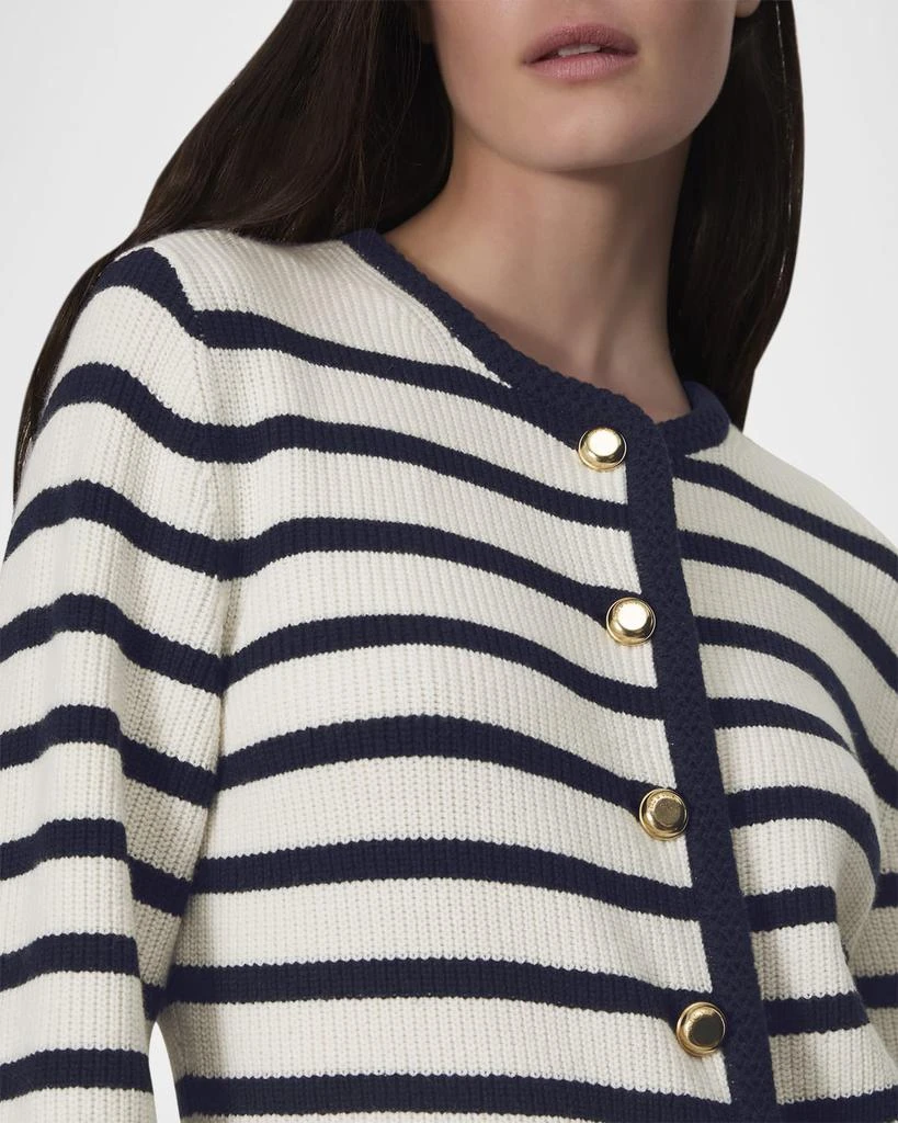 Rag & Bone Nancy Stripe Wool Cardigan 5