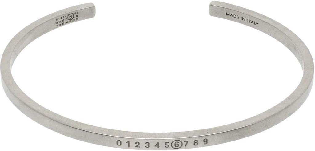 MM6 Numeric Minimal Signature Cuff Bracelet