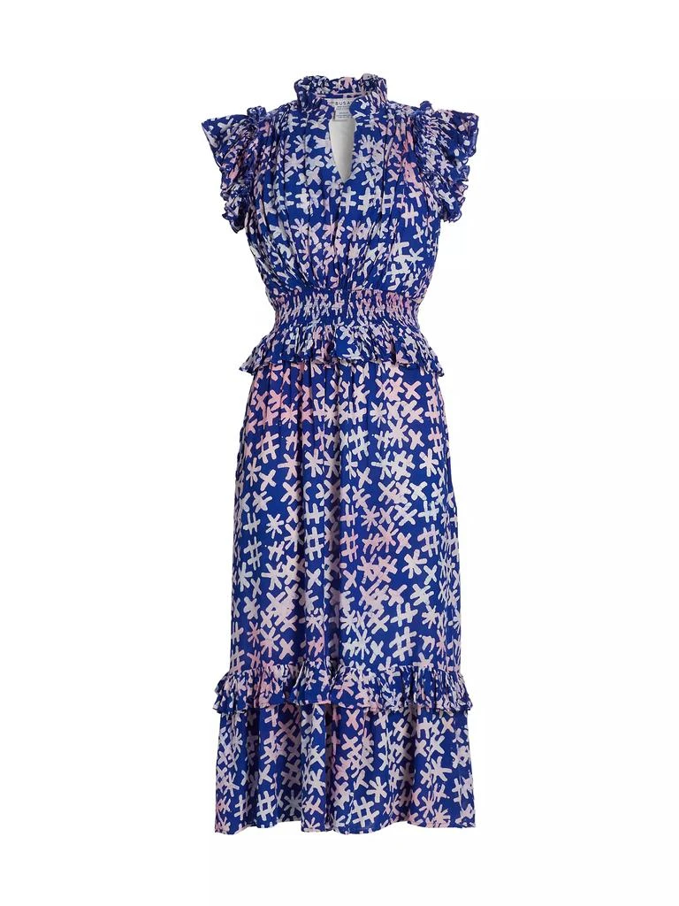 Busayo Bukola Printed Tiered Dress 1