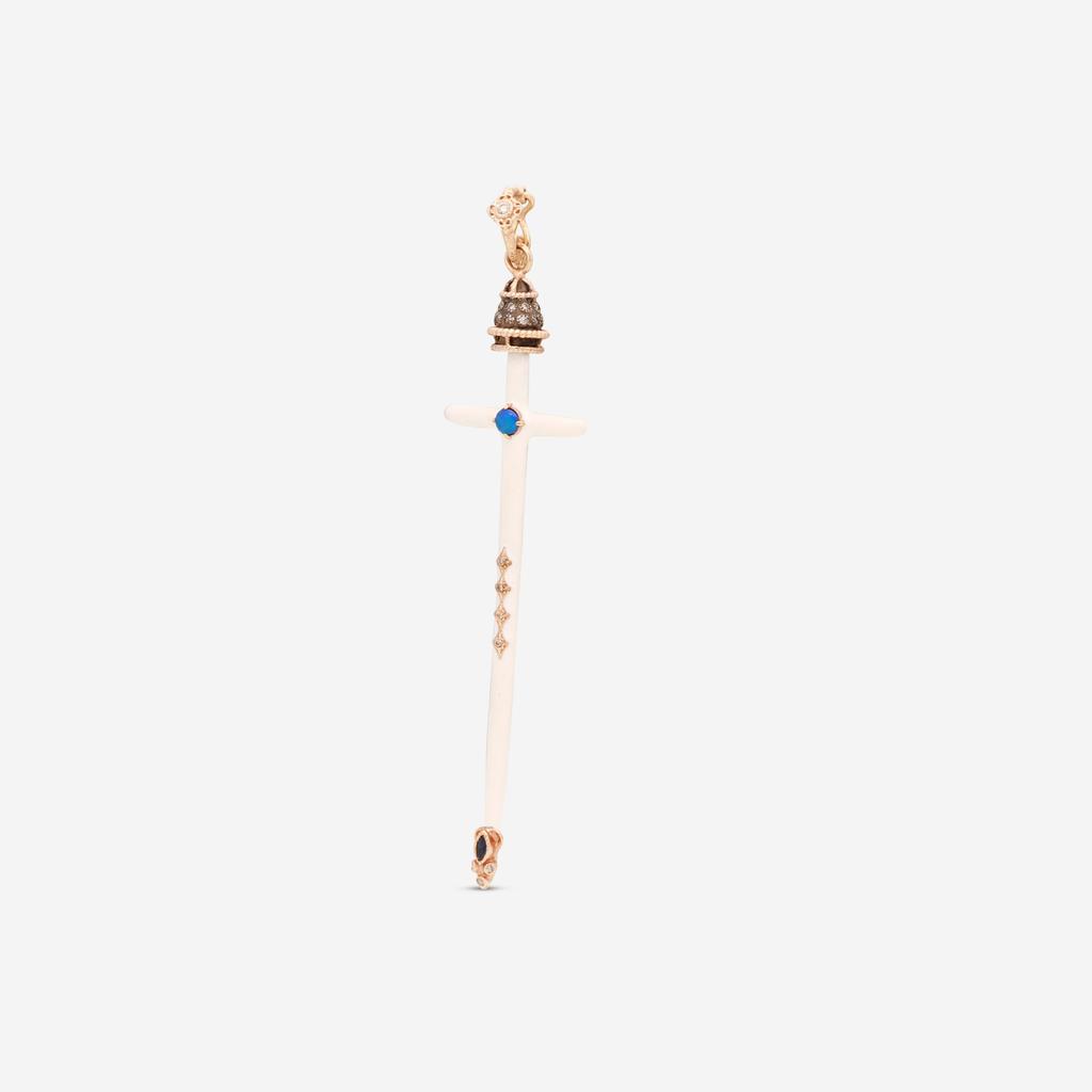 Armenta Armenta Rose World 14K Rose Gold & Grey Sterling Silver Enhancer 17543