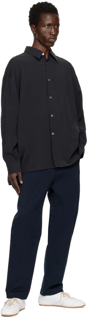 Studio Nicholson Navy Strike Shirt 4