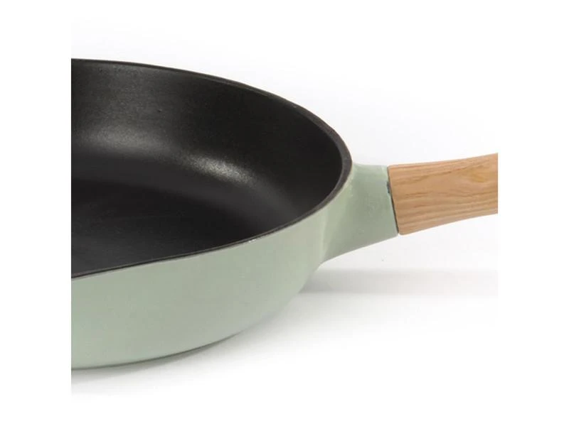 BergHOFF Ron 10.25" Cast Iron Fry Pan 2.6Qt, Green 2