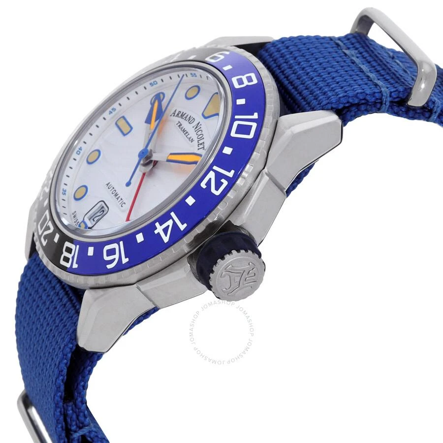 Armand Nicolet JSH GMT Automatic Silver Dial Men's Watch A487RGU-AU-BN22481AAUU 2