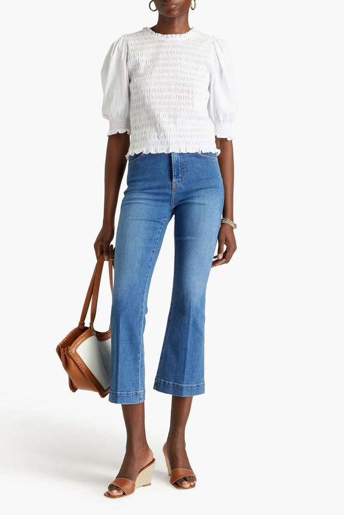 VERONICA BEARD Carson high-rise kick-flare jeans 2