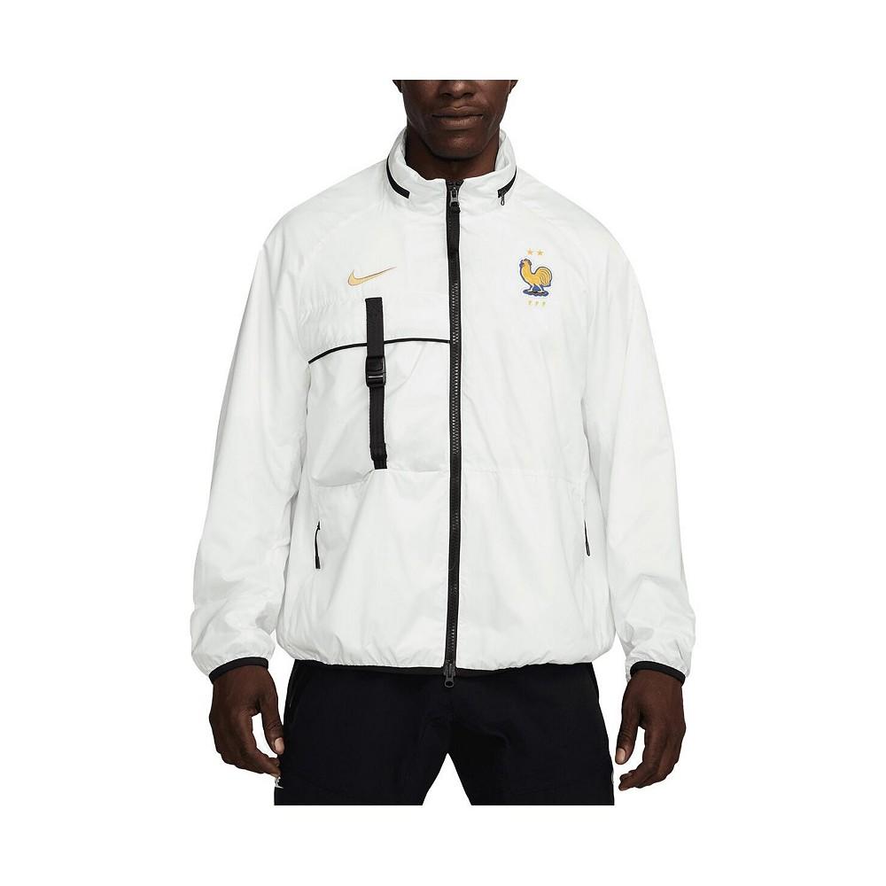 Nike Men's White France National Team 2024 Halo Anthem Full-Zip Jacket