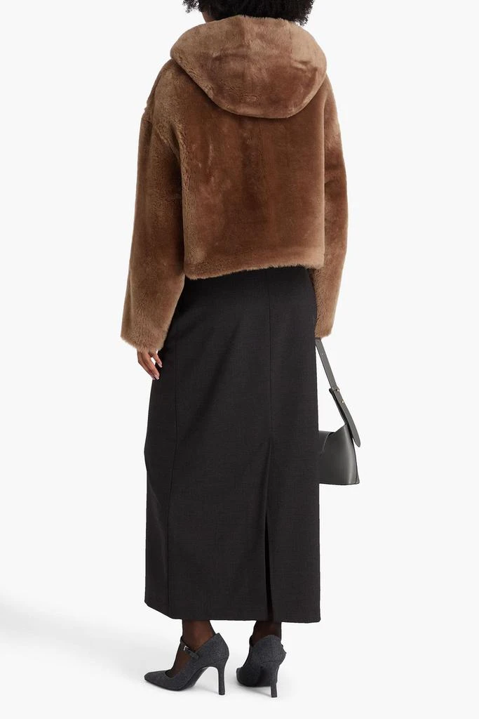 Yves Salomon Shearling hooded jacket 3