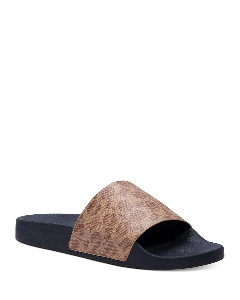 Coach Men's Signature Canvas Pool Slides 1
