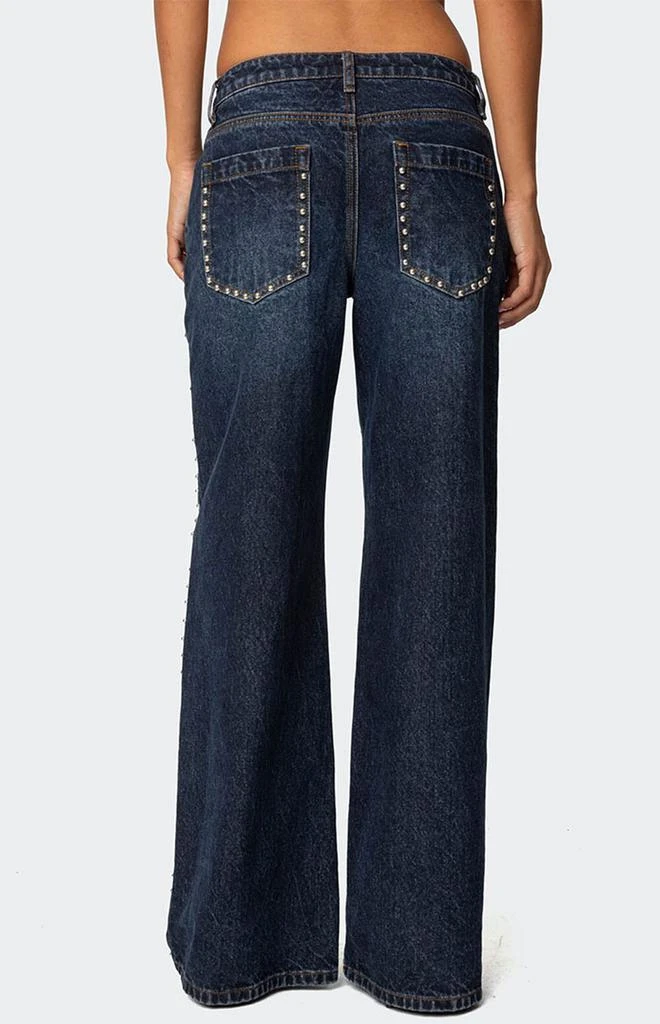 Edikted Stassie Studded Low Rise Jeans 5