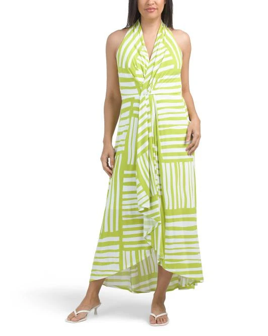 Calvin Klein V-neck Maxi Dress 1