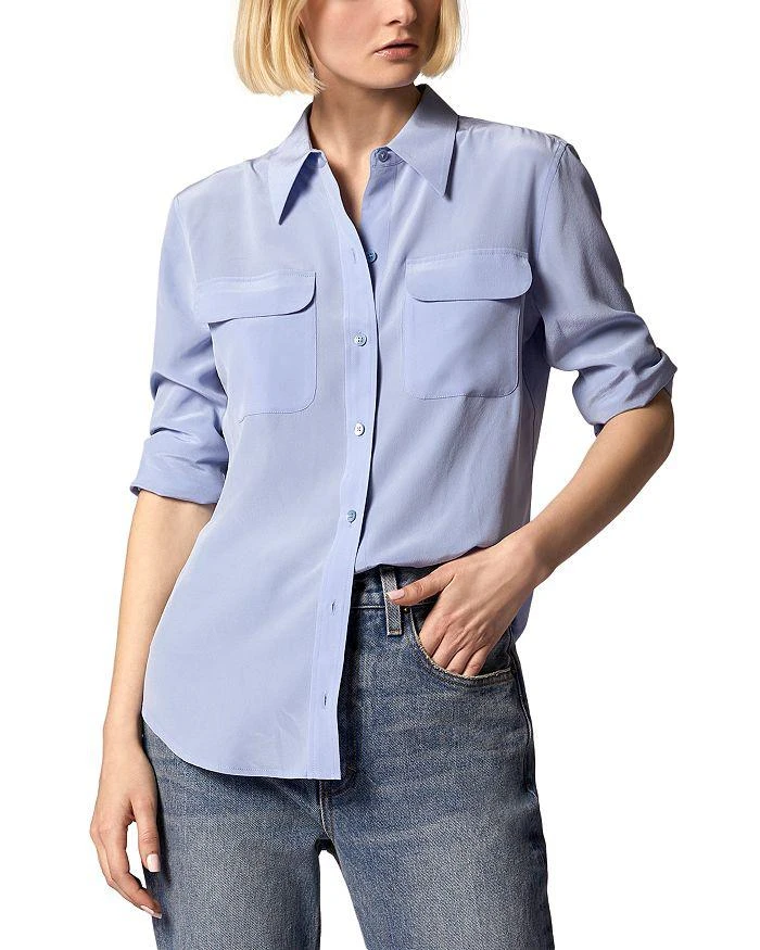 Equipment Slim Signature Silk Blouse 1