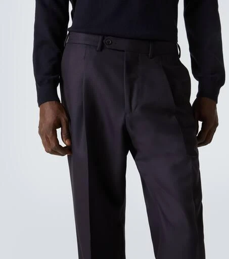 Saman Amel Amo wool twill straight-leg pants 5