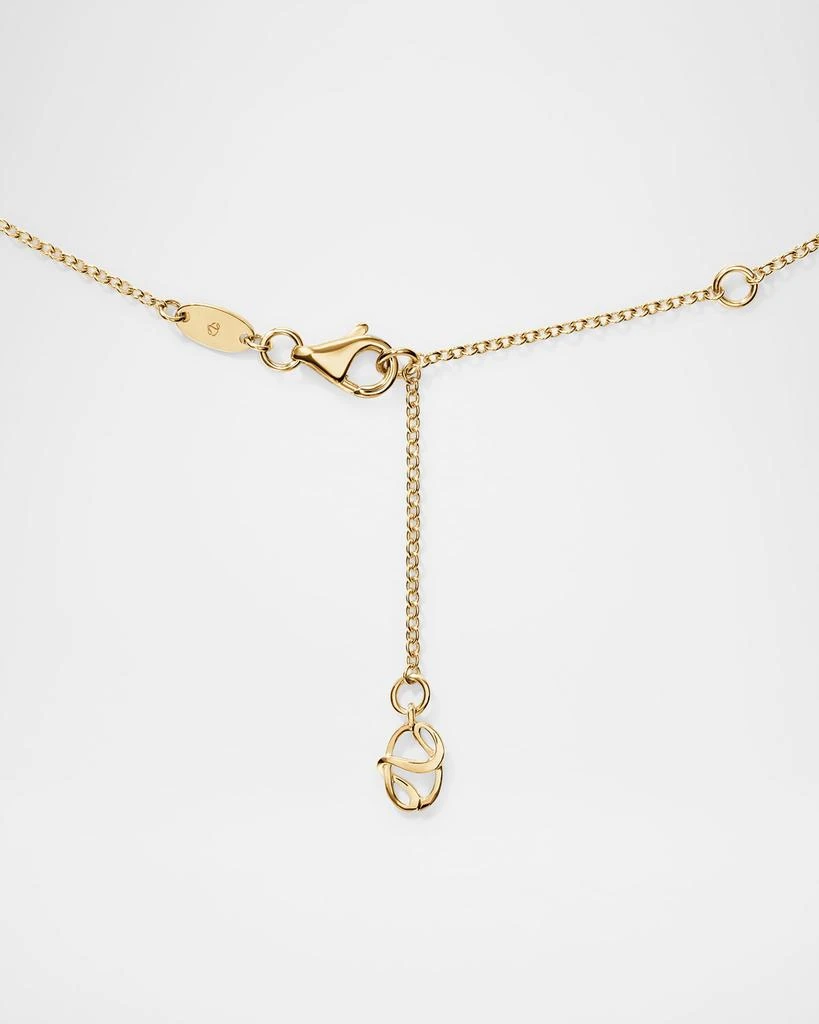 Hearts On Fire Barre 18K Yellow Gold Floating Diamond Pendant Necklace 3