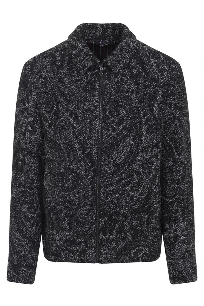 ETRO Etro Pattern-Jacquard Zipped Bomber Jacket 1