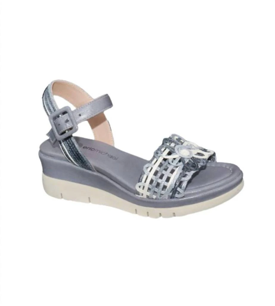 Eric Michael Women
s Vivian Wedge In Blue