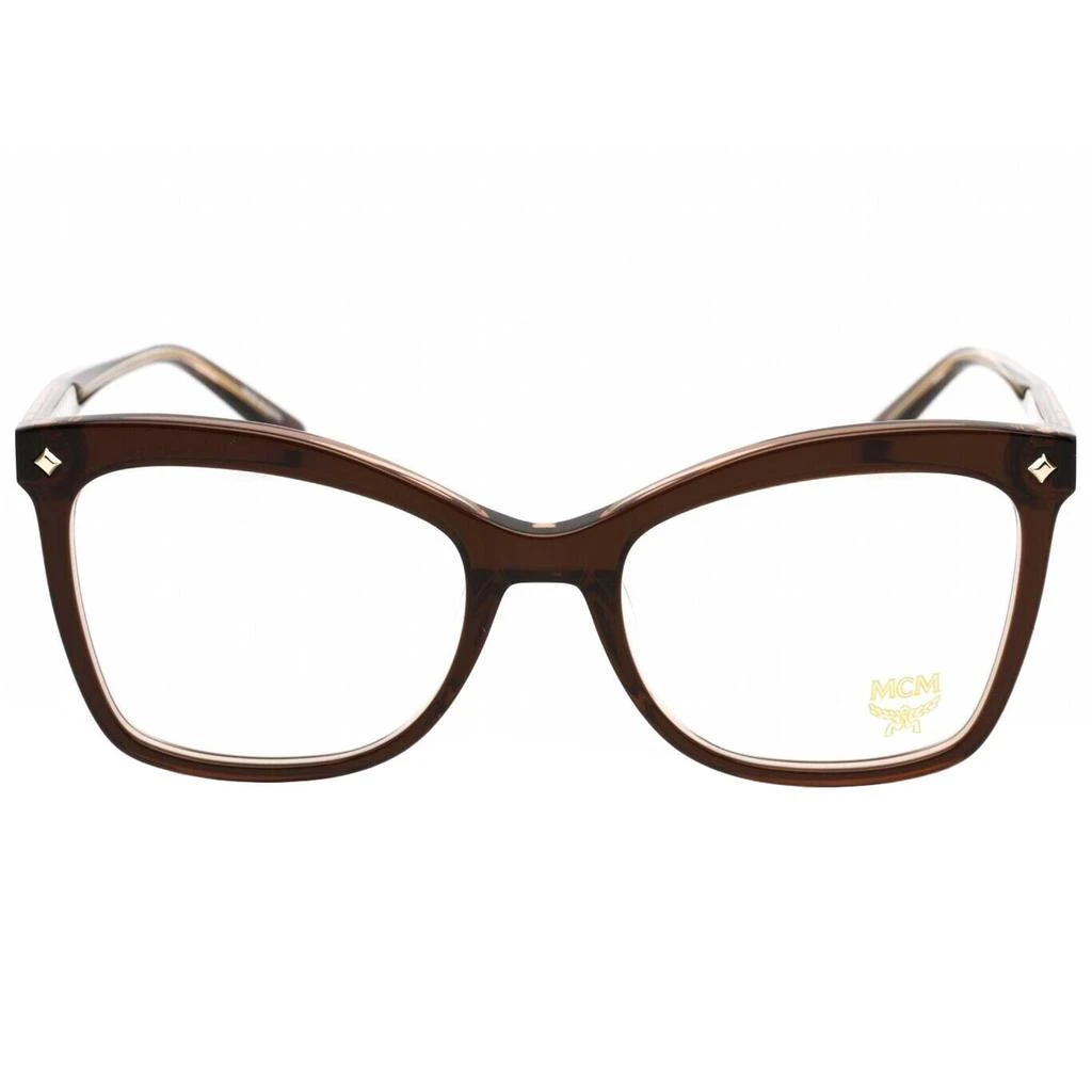 MCM MCM Women's Eyeglasses - Brown Acetate Cat-Eye Full-Rim Frame | MCM2707 210 2