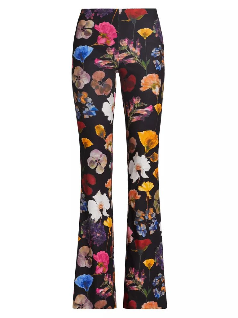 Alice + Olivia Floral Boot-Cut Pants 1