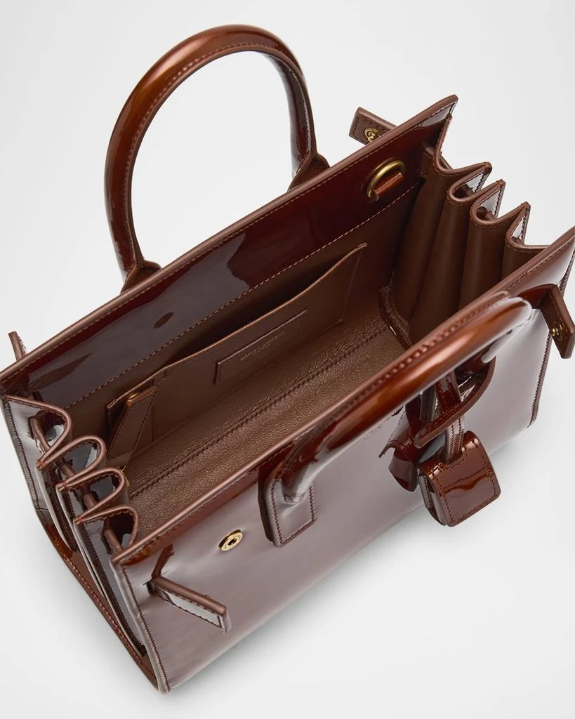 Yves Saint Laurent Sac de Jour Nano Top-Handle Bag in Patent Leather 4