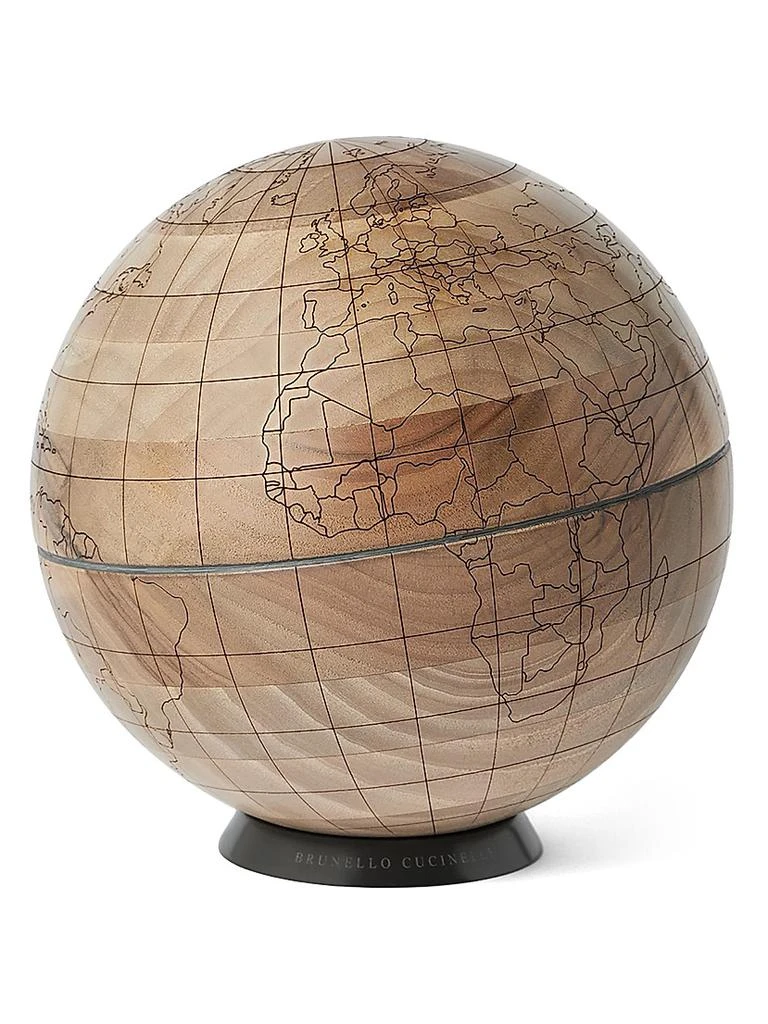 Brunello Cucinelli Walnut Wood and Krion® Globe