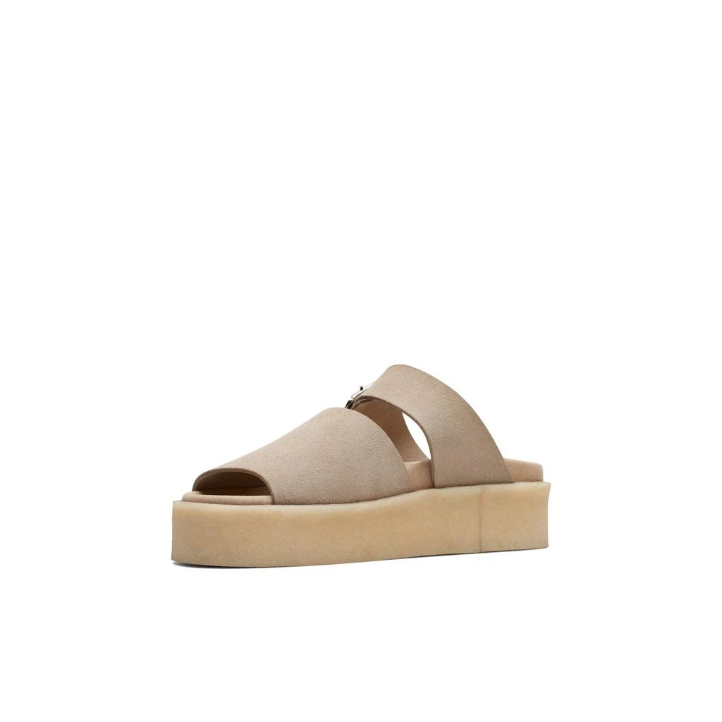 Clarks Clarks - Sandales Crepe Slide - Sand Suede - Femme 4