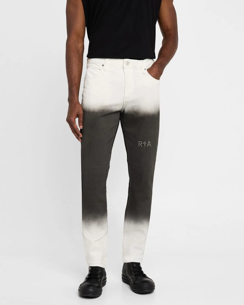 RTA Men's Bryant Bicolor Skinny Jeans 4