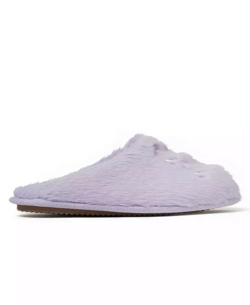 Dear Foams Women's Bailey Holiday Faux Fur Scuff Slippers 2