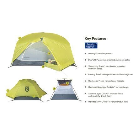 NEMO Equipment Inc. Dagger OSMO Tent: 2-Person 3-Season 3