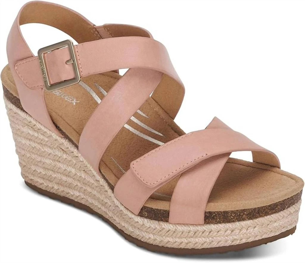 Aetrex Aetrex - Women's Anna Orthopedic Wedge Sandals 1