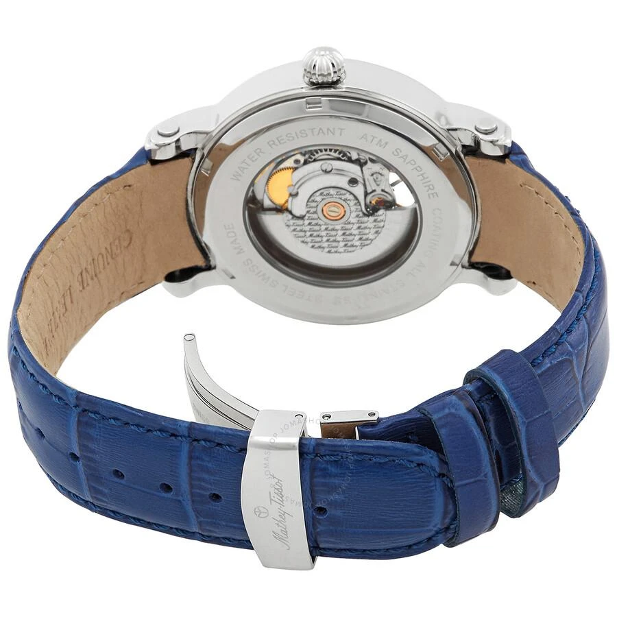 Mathey-Tissot Skeleton Automatic Blue Dial Men's Watch H7053ABU 3