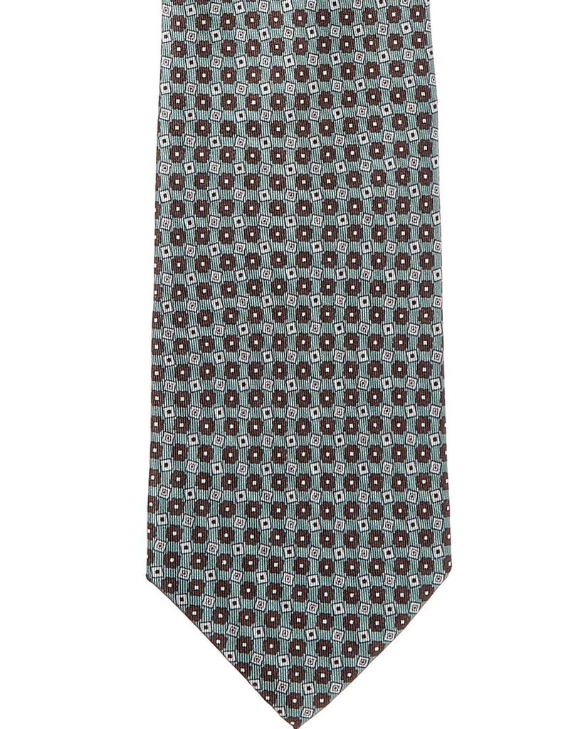 REISS Mini Floral Print Silk Tie