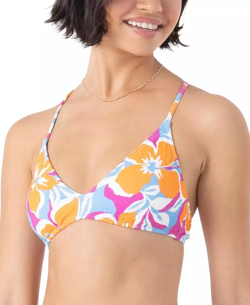 Roxy Juniors' Topanga Canyon Athletic Triangle Bikini Top 3