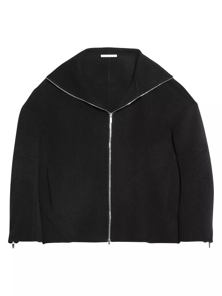 Helmut Lang Wool Hooded Coat 1