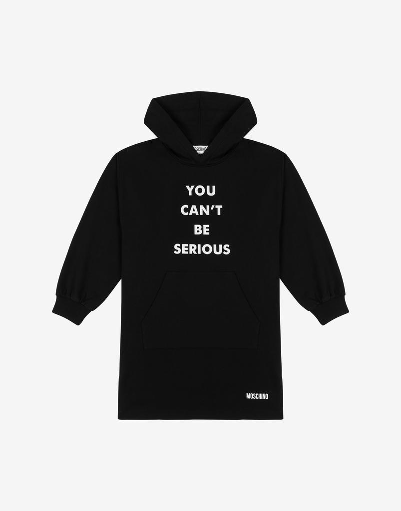 Moschino You Can't Be Serious Sweatshirt Dress