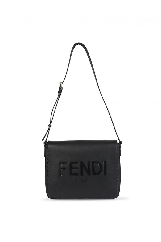 Fendi Debossed Logo Messenger Bag