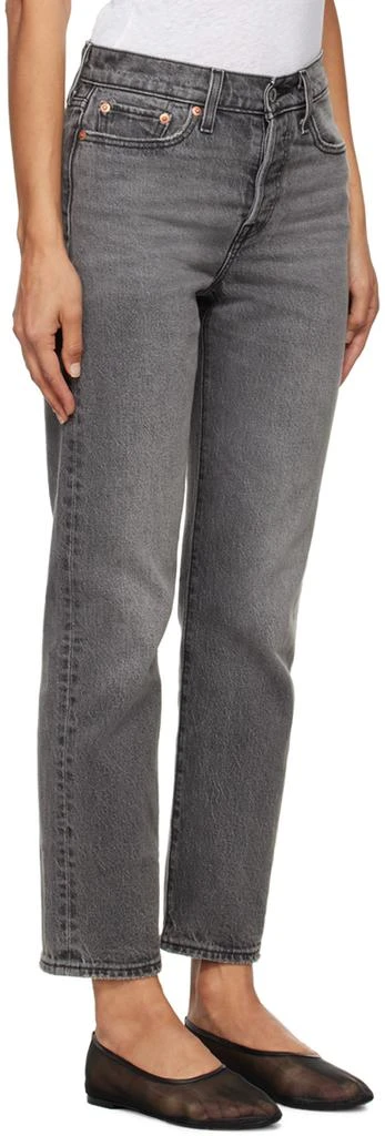 Levi's Gray Wedgie Straight Fit Jeans 2