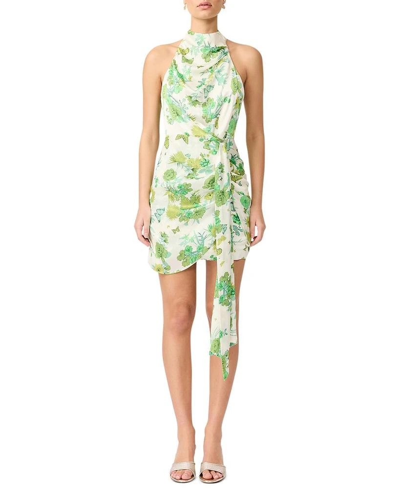 Elliatt Tess Printed Halter Mini Dress 1