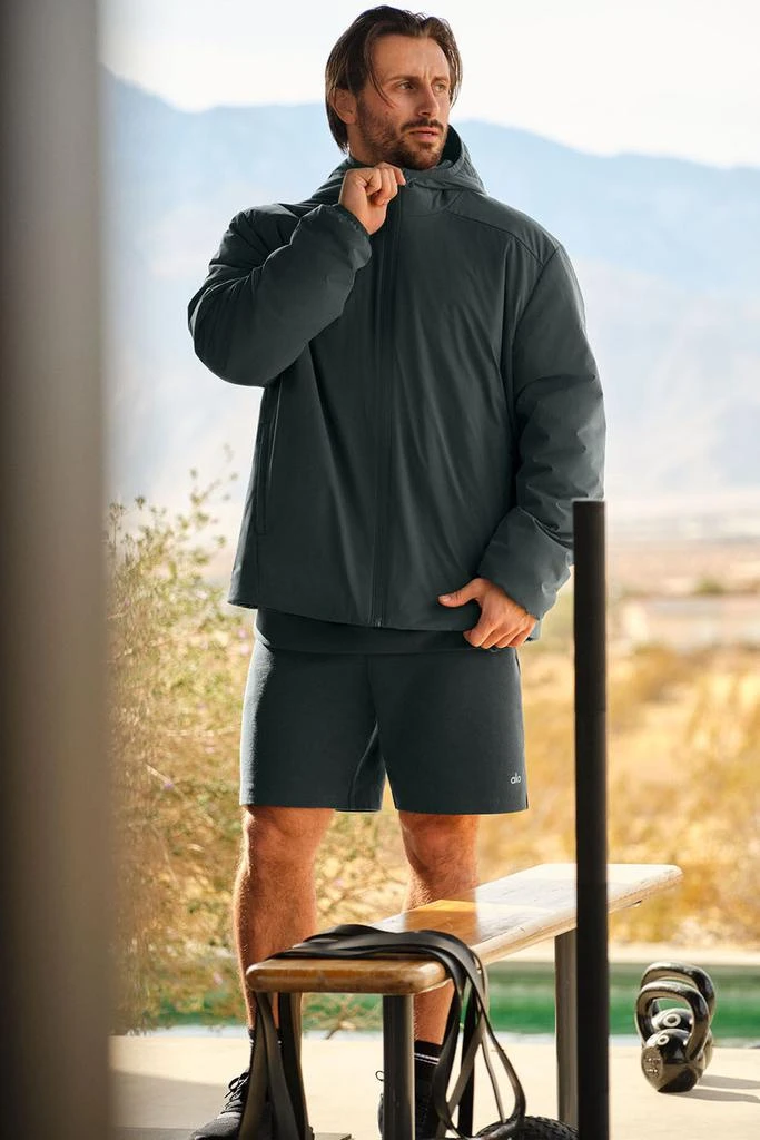 Alo Elemental Full-Zip Jacket - Charcoal Green 6
